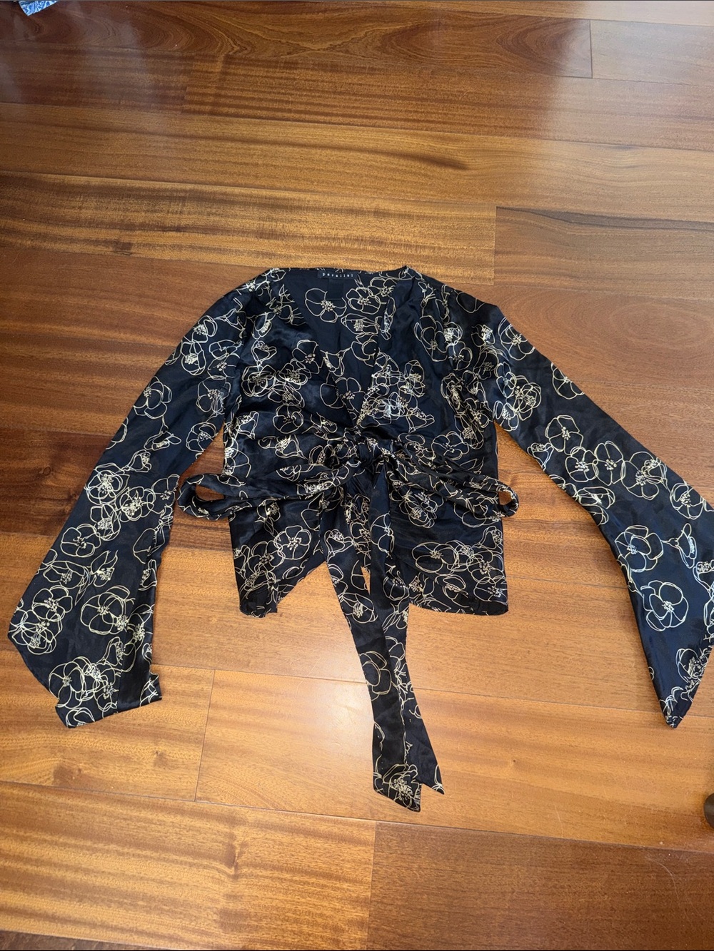 Wrap  Top kimono style vintage 90s